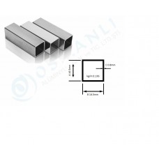 Alüminyum Kutu Profil 16.5mm  x  16.5mm Et Kalınlık 0.8mm